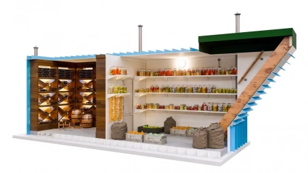 Пластиковый погреб ГудВей Микс 5*2м